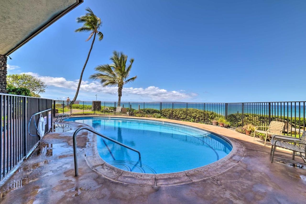 Gorgeous Oceanfront Kihei Condo With Balcony! 와일레아마우이 외부 사진